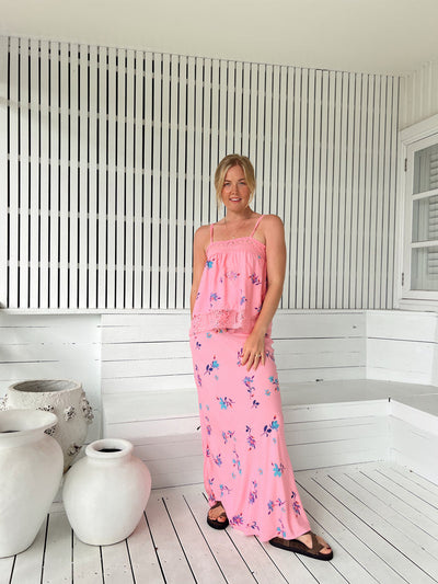 Woods Maxi Skirt - Wild Berry Collection