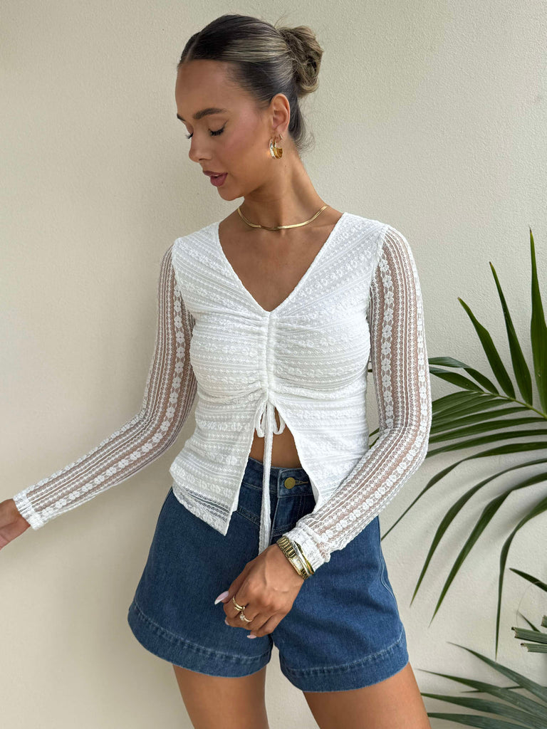 Frenchie Lace Top