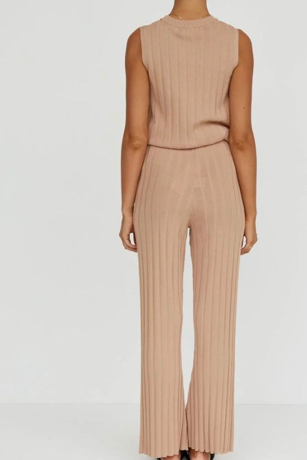 Steffani Knit Set - Latte
