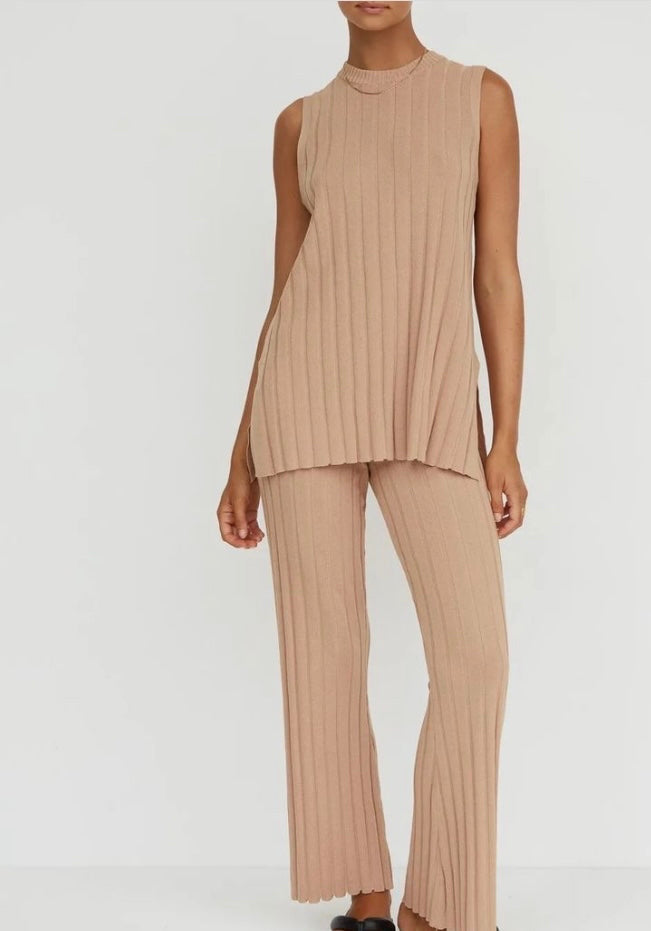 Steffani Knit Set - Latte