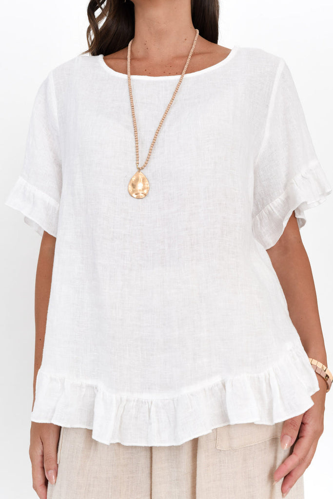 PLANTATION Linen Top