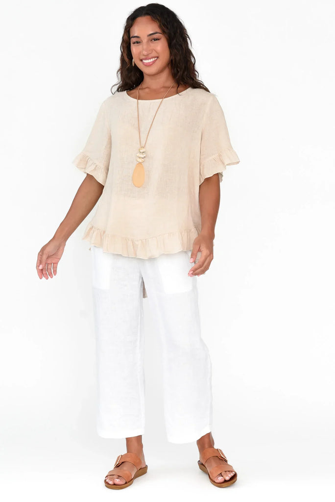 PLANTATION linen top
