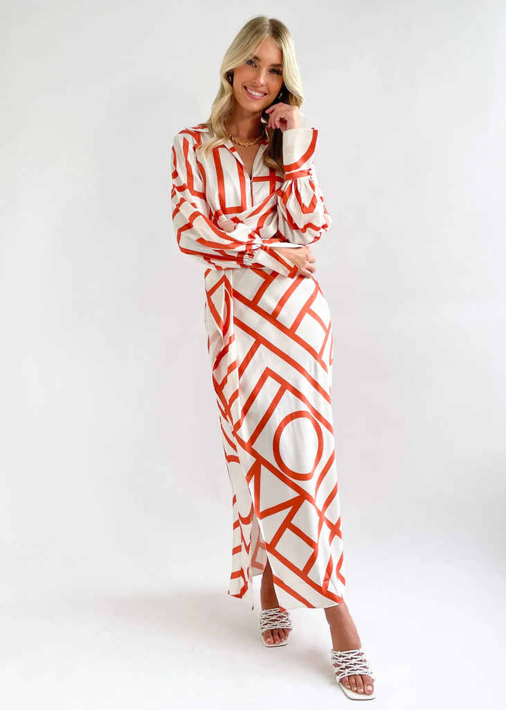 Zane Geo Maxi Dress