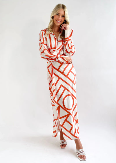 Zane Geo Maxi Dress