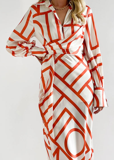Zane Geo Maxi Dress