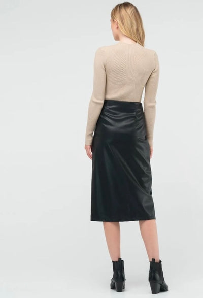 Propaganda Midi Skirt - Black