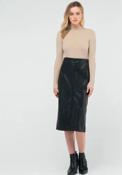 Propaganda Midi Skirt - Black