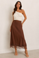 Jennifer Satin Skirt