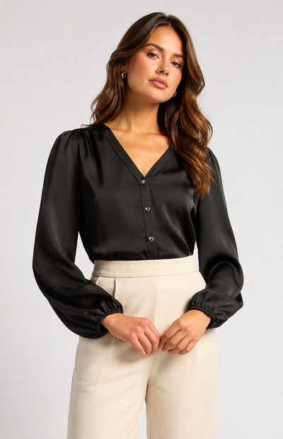 Marvin Satin Blouse