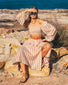 Alegria -Striped maxi skirt