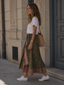Ivy Layered Wrap Skirt