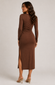 Tamlin Gathered Midi Dress
