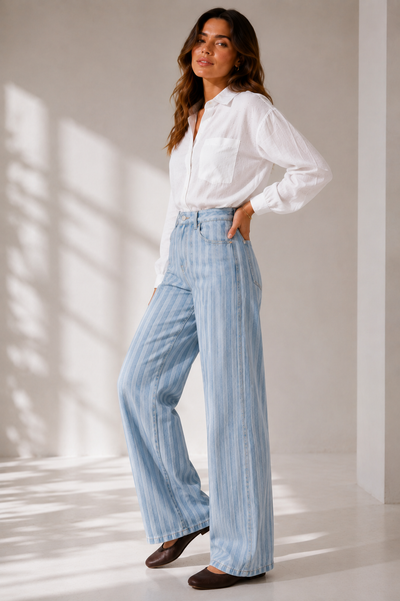 Geraldine Stripe Jean