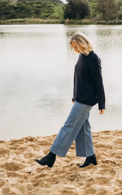 Antonia Knit Jumper - Navy