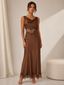 Elysia Satin Dress