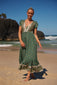 Carmen Maxi - Viridian Print