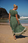 Carmen Maxi - Viridian Print