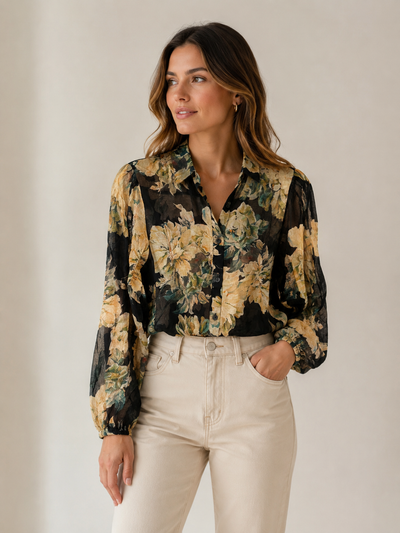 Camille Floral Blouse