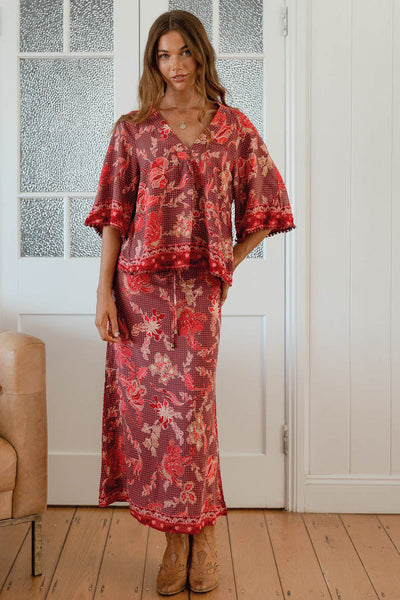 Woods Maxi Skirt - Ziggy Print