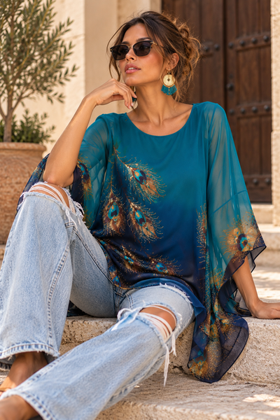 Reverie Silk Top~Made in Italy