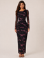 Vesper Noir Mesh Dress