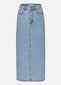 Maxi Denim Pencil Skirt