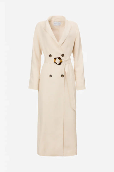 COAT DRESS - Oat