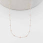 Layer Me  necklace ~ Blush Pink • Silver