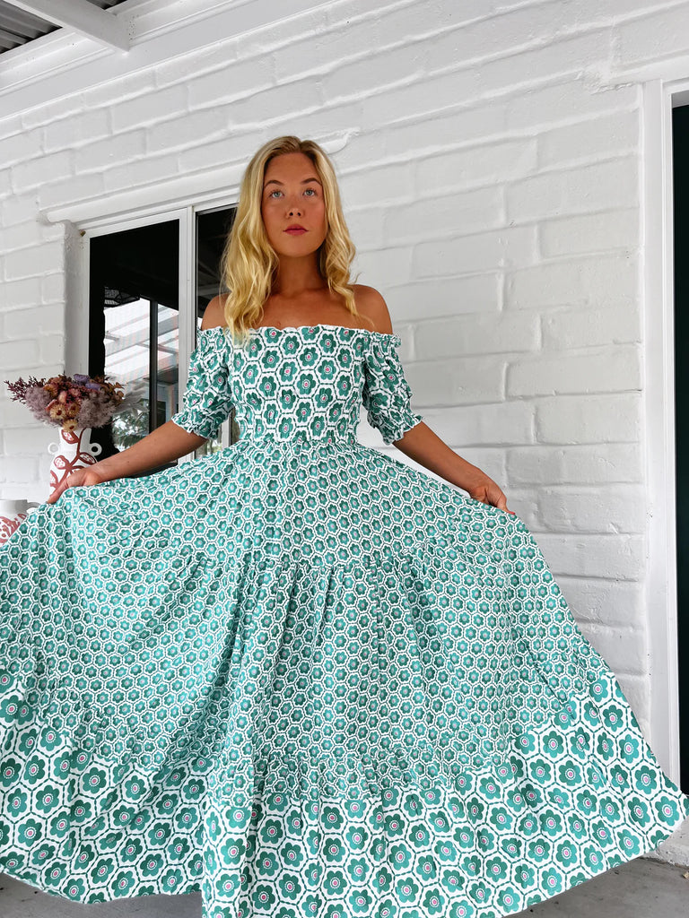 Claudette - Watermelon Sugar Maxi Dress