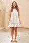 White Lux Mini Dress