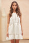 White Lux Mini Dress