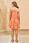 Coral Lux Mini Dress