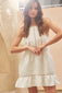 White Lux Mini Dress