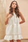 White Lux Mini Dress