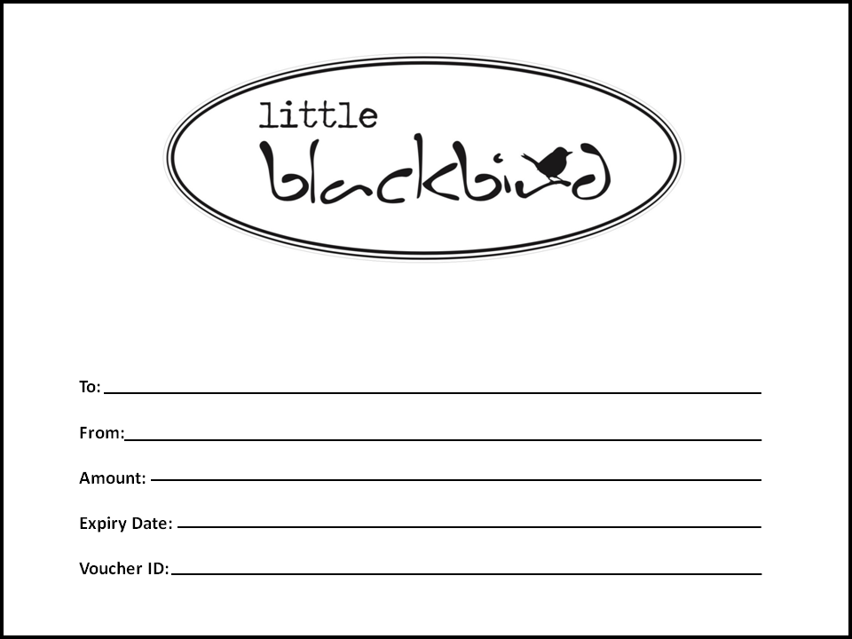 Little Blackbird Gift Voucher