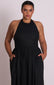 Joyride Halter Midi - Black