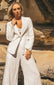 Kiera Linen Pant - White