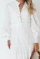 Heather Maxi Dress - White Anglaise
