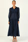 Hester Midi Dress - Navy