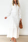 Heather Maxi Dress - White Anglaise