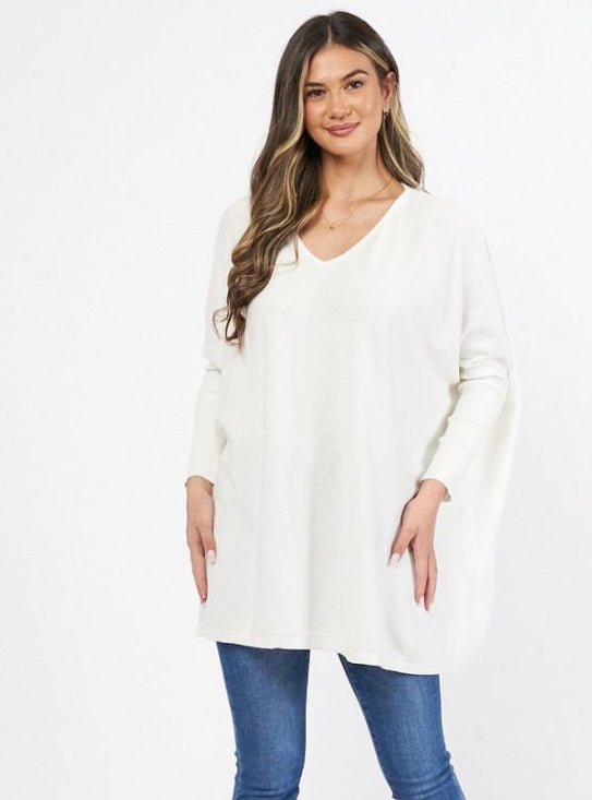 PAULO KNIT TOP • Ivory