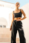 Briella Linen Crop