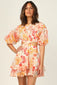 Pink Jessica Mini Dress - Floral