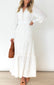 Heather Maxi Dress - White Anglaise