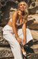 Kiera Linen Pant - White