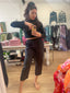WILSON Linen Pant - Black