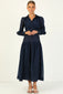 Hester Midi Dress - Navy